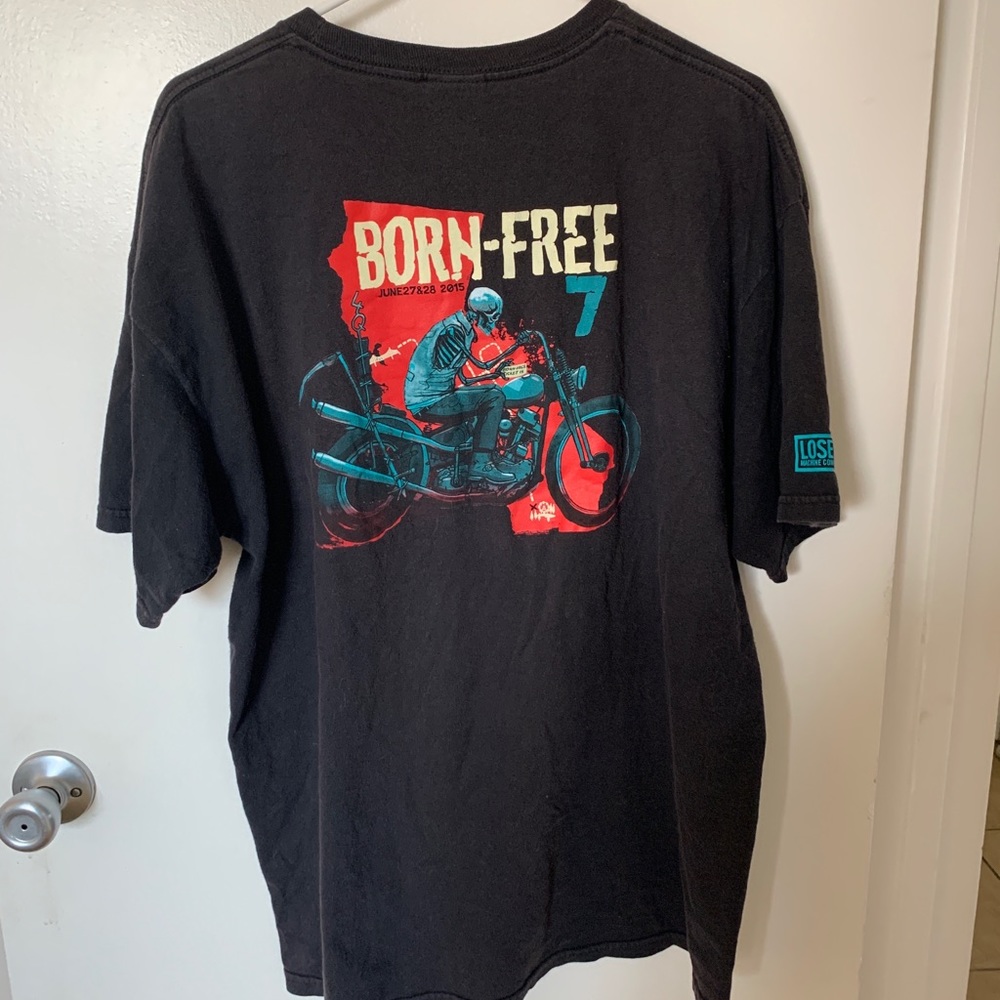 Born Free Loser Machine Black Shirt